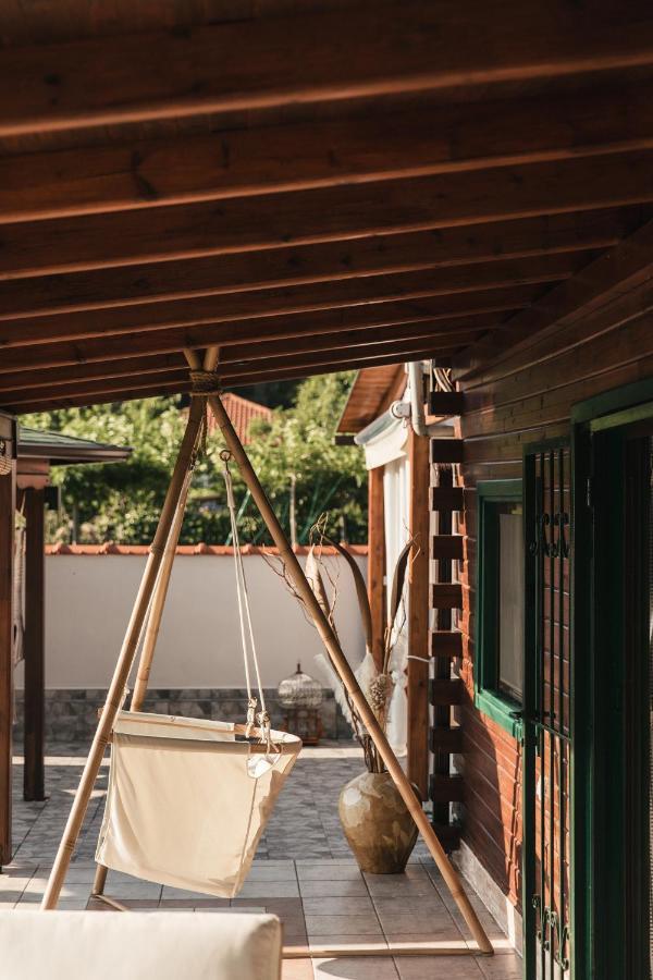 Wood House "Private Spa" Vergia Exterior photo