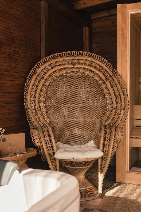 Wood House "Private Spa" Vergia Exterior photo